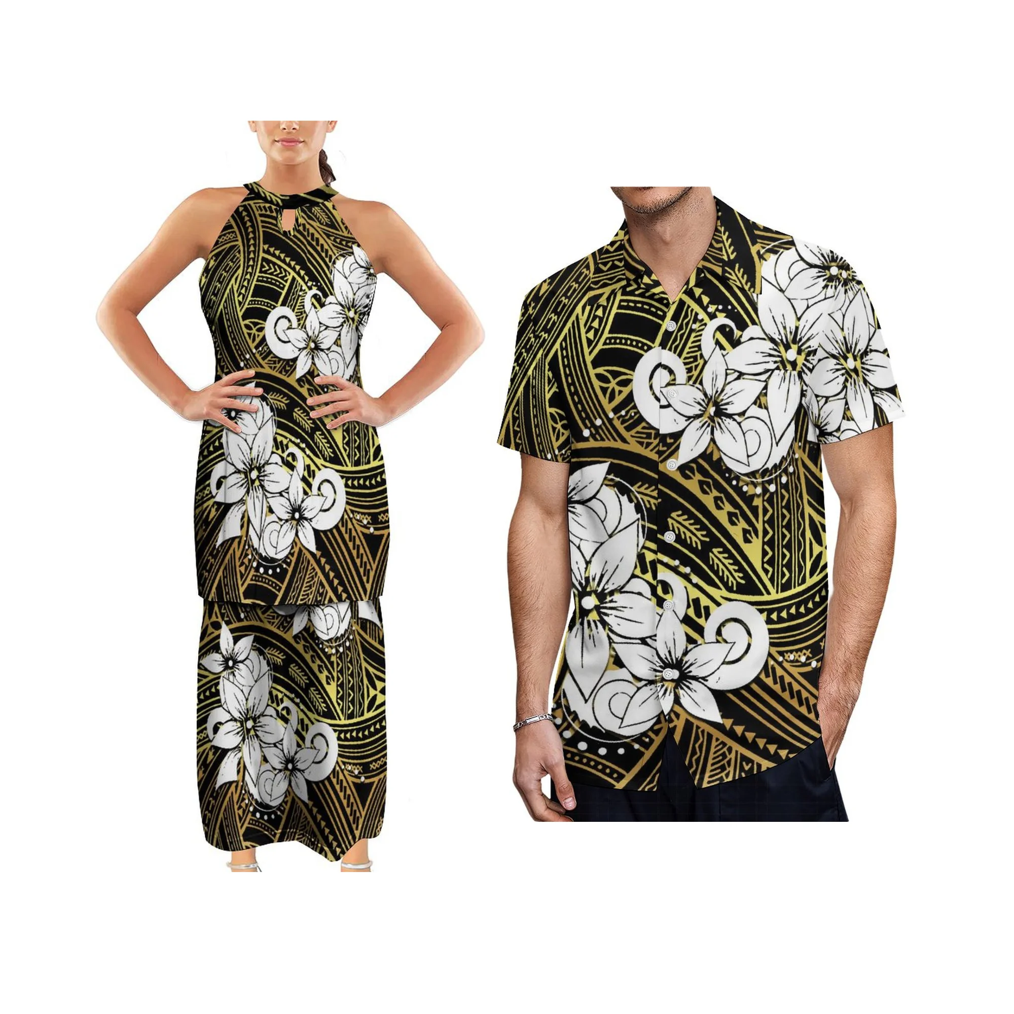 Custom Polynesian Summer Sleeveless Dress New Puletasi Fiji Island Dress Tribal Ethnic Style Print Dress
Custom Polynesian Summer Sleeveless Dress New Puletasi Fiji Island Dress Tribal Ethnic Style Print Dress