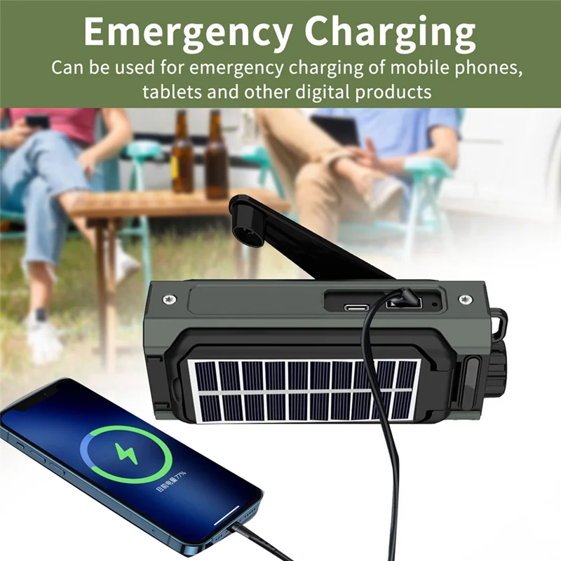-A02R Portable Solar Hand Crank Radio Hand Crank Radio Dynamo AM/FM Radio With Flashlight For Outdoor Camping
-A02R Portable Solar Hand Crank Radio Hand Crank Radio Dynamo AM/FM Radio With Flashlight For Outdoor Camping