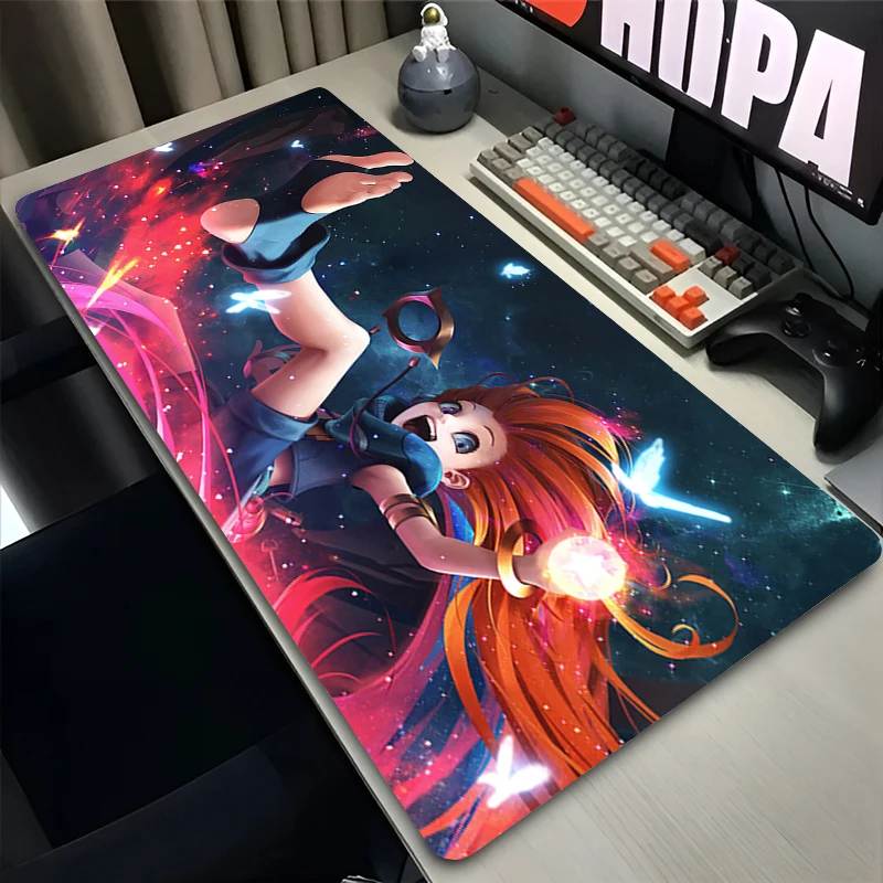 Mouse Pad Laptop Anime Extended Desktop Mat Computer Gamer Mousepad PC Gaming Accessories L-league of Legends Zoe Keyboard Pad
Mouse Pad Laptop Anime Extended Desktop Mat Computer Gamer Mousepad PC Gaming Accessories L-league of Legends Zoe Keyboard Pad
