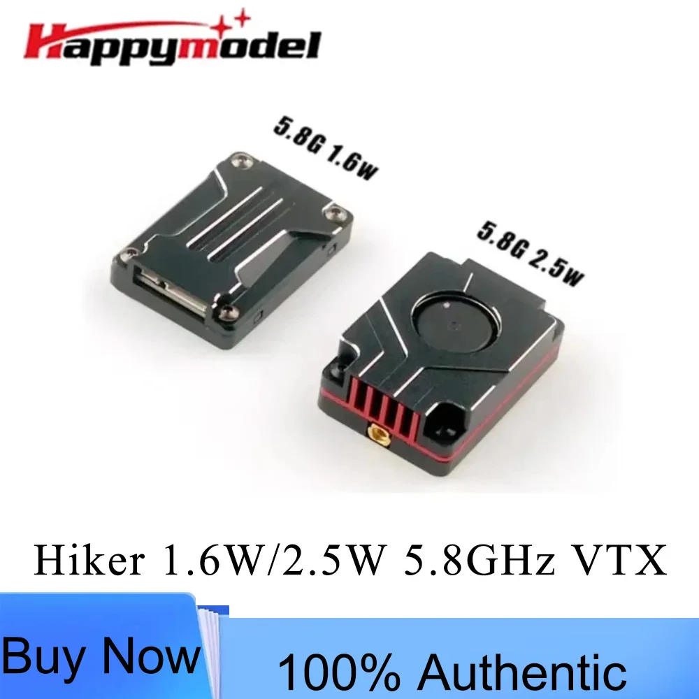 HappyModel Hiker 2.5W High Power 5.8GHz VTX 48CH 25-2500mW SmartAudio 7-36V 30.5mm Mount Long Range FPV Racing Freestyle Drone
HappyModel Hiker 2.5W High Power 5.8GHz VTX 48CH 25-2500mW SmartAudio 7-36V 30.5mm Mount Long Range FPV Racing Freestyle Drone