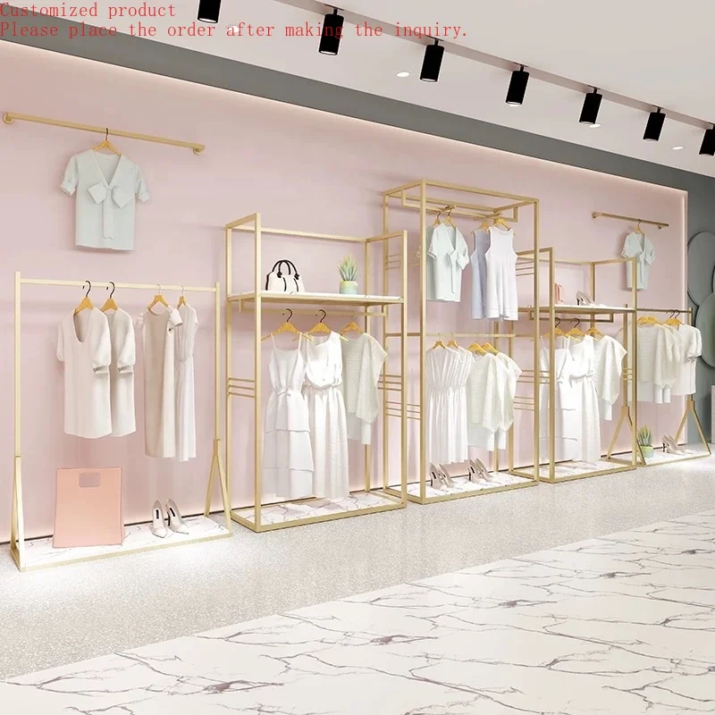 Custom.Custom .Custom.Factory Price Shiny Gold Stainless Steel Clothes Store Interior Design Clothing Rack Boutique Garment Shop
Custom.Custom .Custom.Factory Price Shiny Gold Stainless Steel Clothes Store Interior Design Clothing Rack Boutique Garment Shop