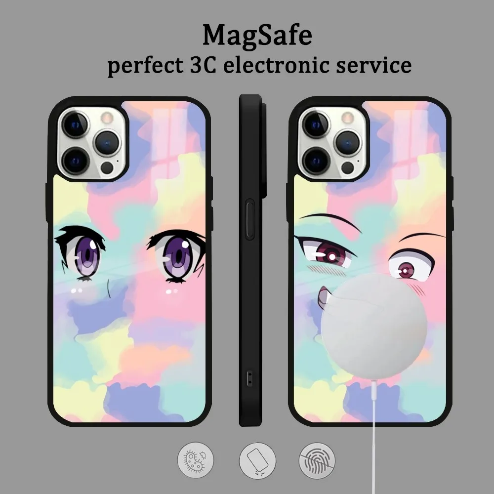 Rainbow Eyes Phone Case For IPhone 16 15 14 13 12 11 Pro Max Plus Mini Magsafe Mirror Wireless Magnetic Cover
Rainbow Eyes Phone Case For IPhone 16 15 14 13 12 11 Pro Max Plus Mini Magsafe Mirror Wireless Magnetic Cover