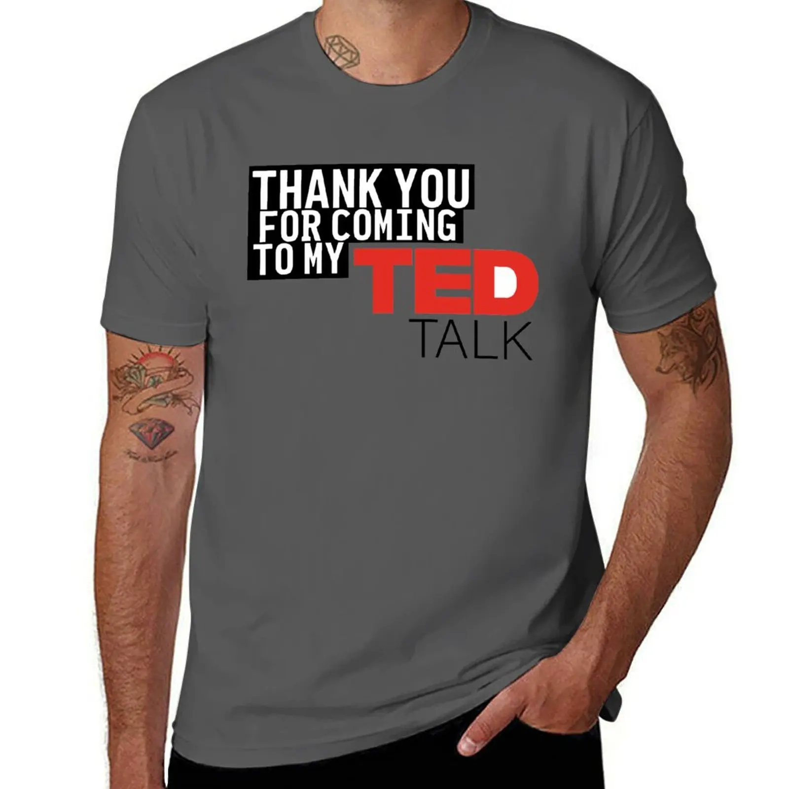 Ted Talk T-Shirt Large Size Breathable Tee
Ted Talk T-Shirt Large Size Breathable Tee