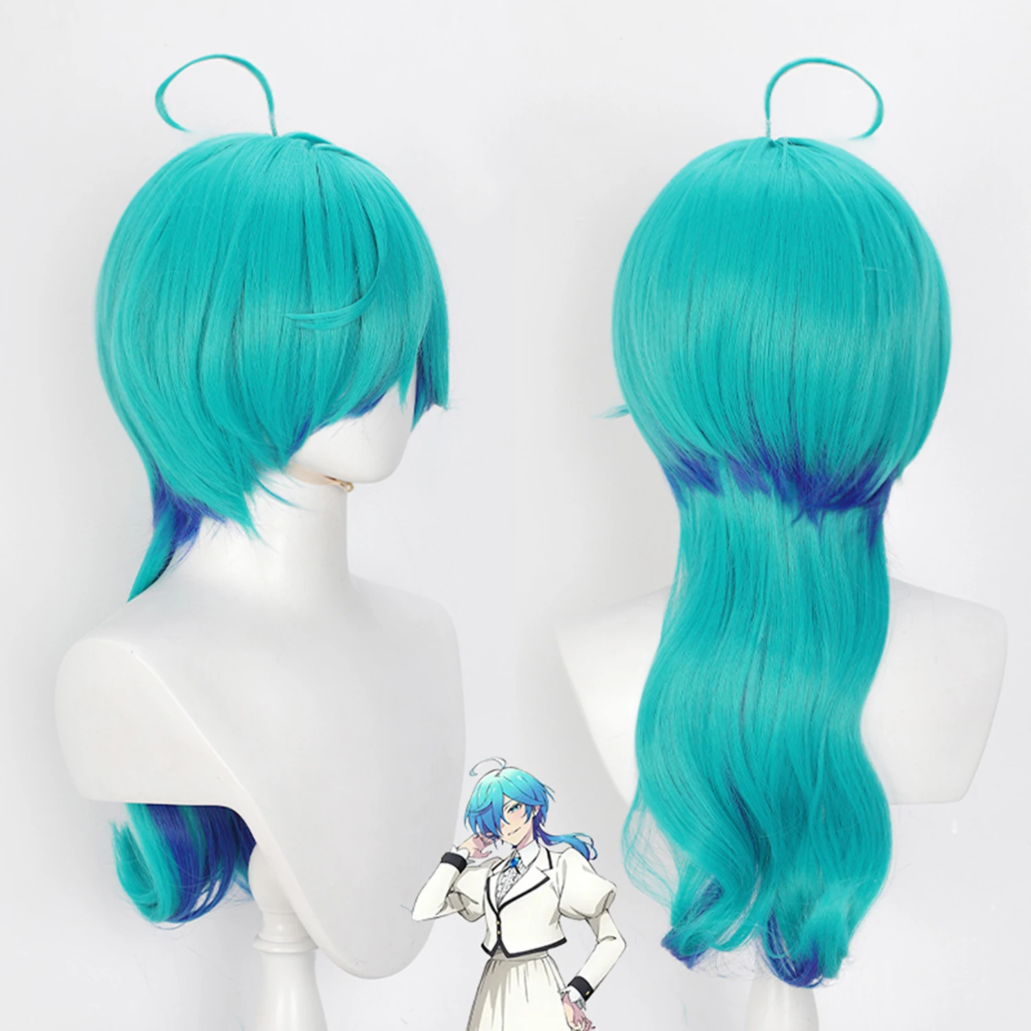 Rondo Rena Gradient Green Blue Wig Heat Resistant Synthetic Cos Hair for Anime Cosplay Rock N Roll Is a Lady's Hobby
Rondo Rena Gradient Green Blue Wig Heat Resistant Synthetic Cos Hair for Anime Cosplay Rock N Roll Is a Lady's Hobby
