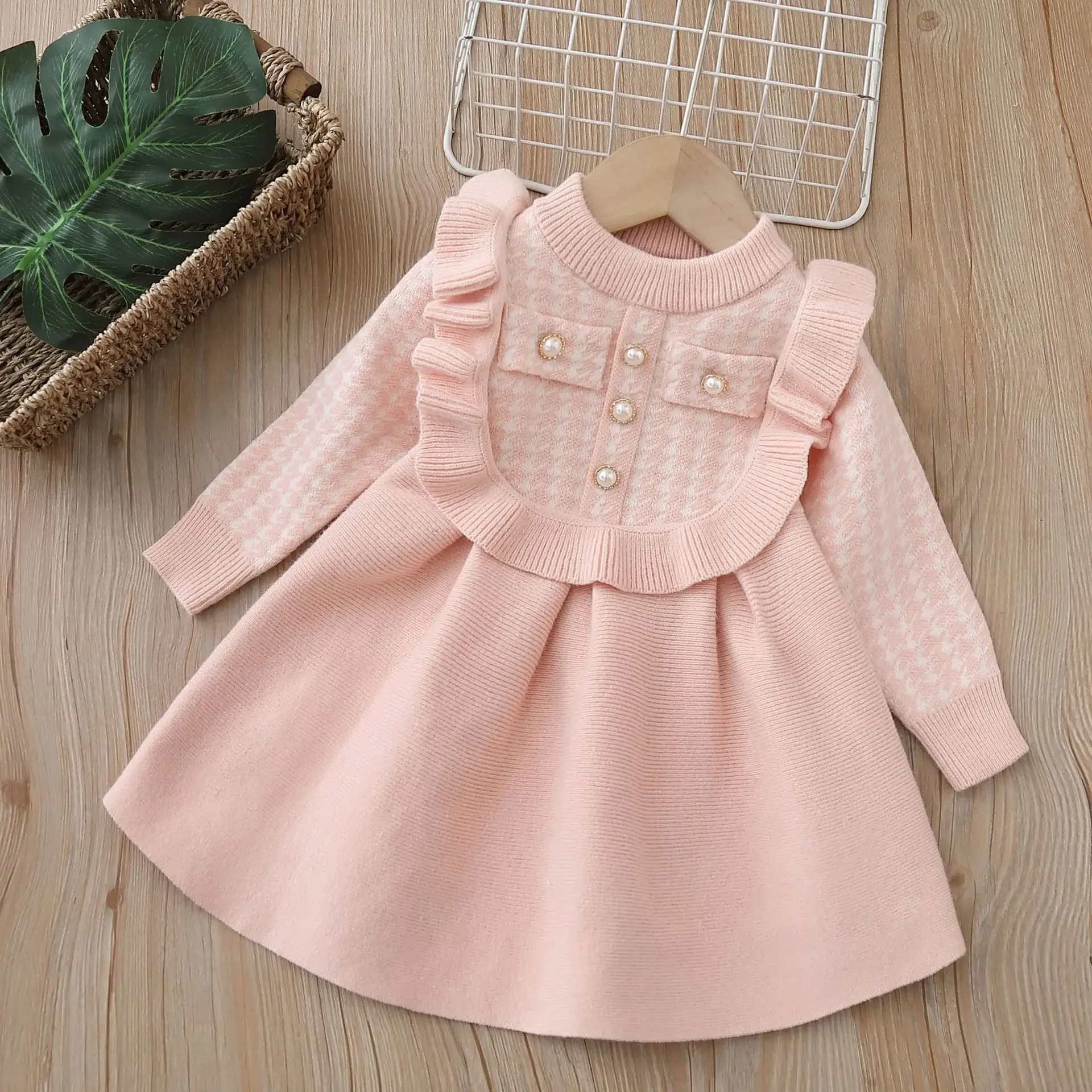 Girls Casual Dresses Plaid Lace Knit Dress Autumn and Winter Sweater Dresses Toddler Girl Clothes Baby Girl Dress
Girls Casual Dresses Plaid Lace Knit Dress Autumn and Winter Sweater Dresses Toddler Girl Clothes Baby Girl Dress