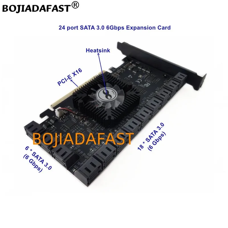 24-портовый разъем SATA 3.0 6 Гбит/с к PCI Express 16X PCI-E 3.0 X16 Плата расширения для жесткого диска на складе
24-портовый разъем SATA 3.0 6 Гбит/с к PCI Express 16X PCI-E 3.0 X16 Плата расширения для жесткого диска на складе