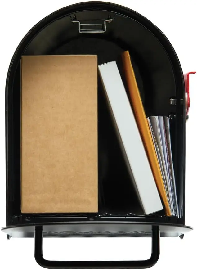 Large Capacity Galvanized Steel black, Post-Mount Mailbox, MB801BAM, Metal, Black
Large Capacity Galvanized Steel black, Post-Mount Mailbox, MB801BAM, Metal, Black
