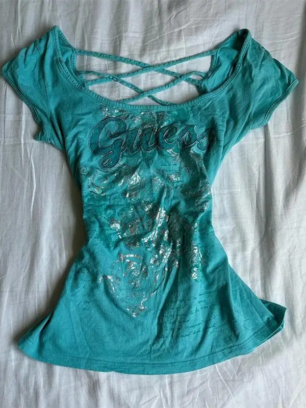 Gothic Rose Y2K Spicy Blue Bal Print T-irt Women's Waist-Cinching Slimming Design Summer Casual Sle ort Sve Cot...
Gothic Rose Y2K Spicy Blue Bal Print T-irt Women's Waist-Cinching Slimming Design Summer Casual Sle ort Sve Cot...