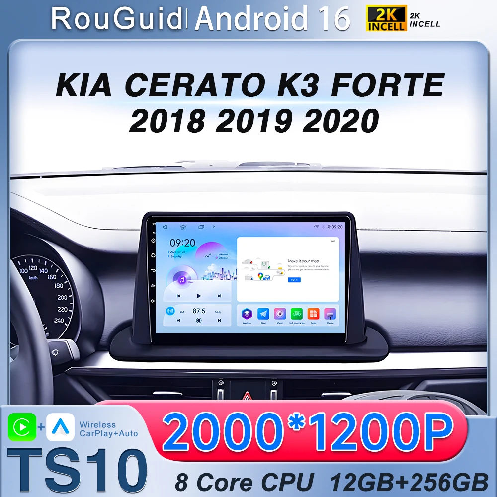 Автомагнитола Android 16 для Kia Cerato K3 Forte 2018-2020 с Bluetooth, Carplay, мультимедийным экраном, интеллектуальной системой и GPS
Автомагнитола Android 16 для Kia Cerato K3 Forte 2018-2020 с Bluetooth, Carplay, мультимедийным экраном, интеллектуальной системой и GPS