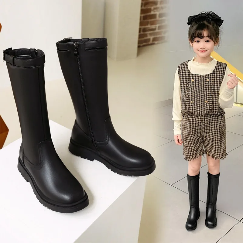 Детские модные кожаные сапоги до колена для девочек, обувь принцессы, студенческие школьные повседневные детские сапоги до дымохода
Детские модные кожаные сапоги до колена для девочек, обувь принцессы, студенческие школьные повседневные детские сапоги до дымохода