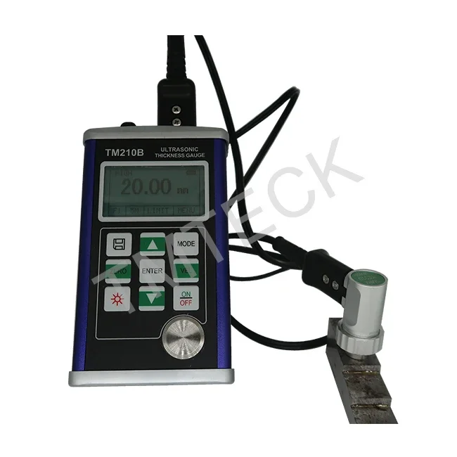 Ultrasonic thickness gauge TM210B Probe-Zero function Sound-Veloctiy-Calibration function
Ultrasonic thickness gauge TM210B Probe-Zero function Sound-Veloctiy-Calibration function