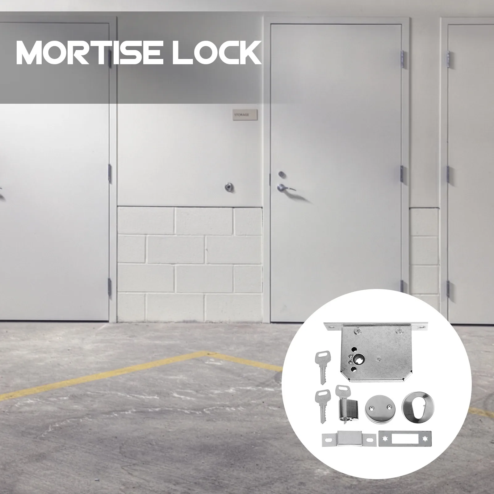 1Set Pipeline Well Mortise Lock Iron Core Enhanced Durability Fireproof Theft-Proof for Entry Door Security Deadbolt Lock Set
1Set Pipeline Well Mortise Lock Iron Core Enhanced Durability Fireproof Theft-Proof for Entry Door Security Deadbolt Lock Set