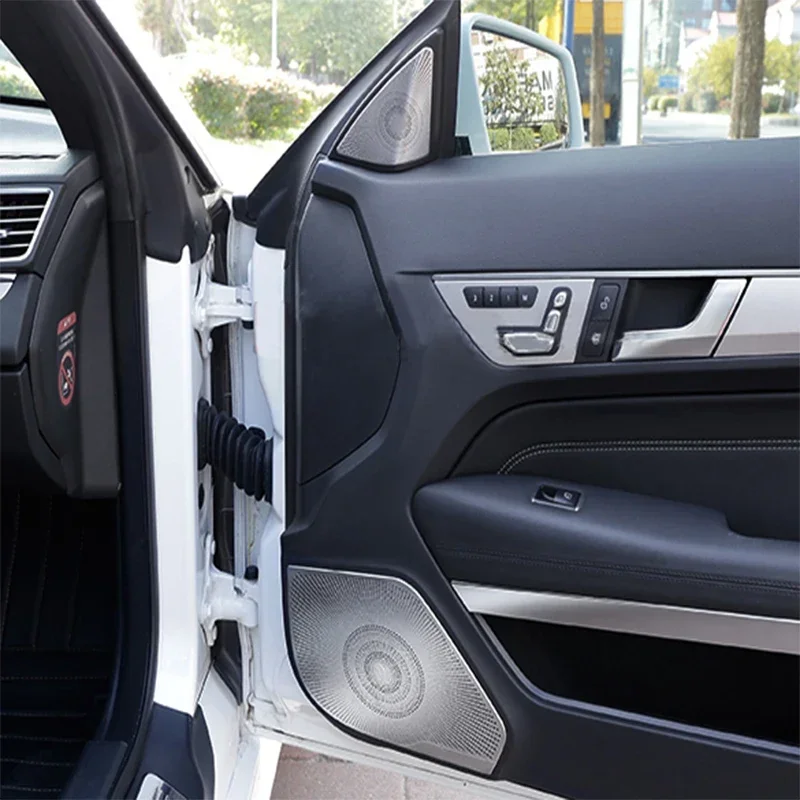 Car Gate Door Loudspeaker Pad Audio Speaker Cover Trim Frame Sticker Auto Accessories For Mercedes Benz E Class Coupe W207 C207 
Car Gate Door Loudspeaker Pad Audio Speaker Cover Trim Frame Sticker Auto Accessories For Mercedes Benz E Class Coupe W207 C207