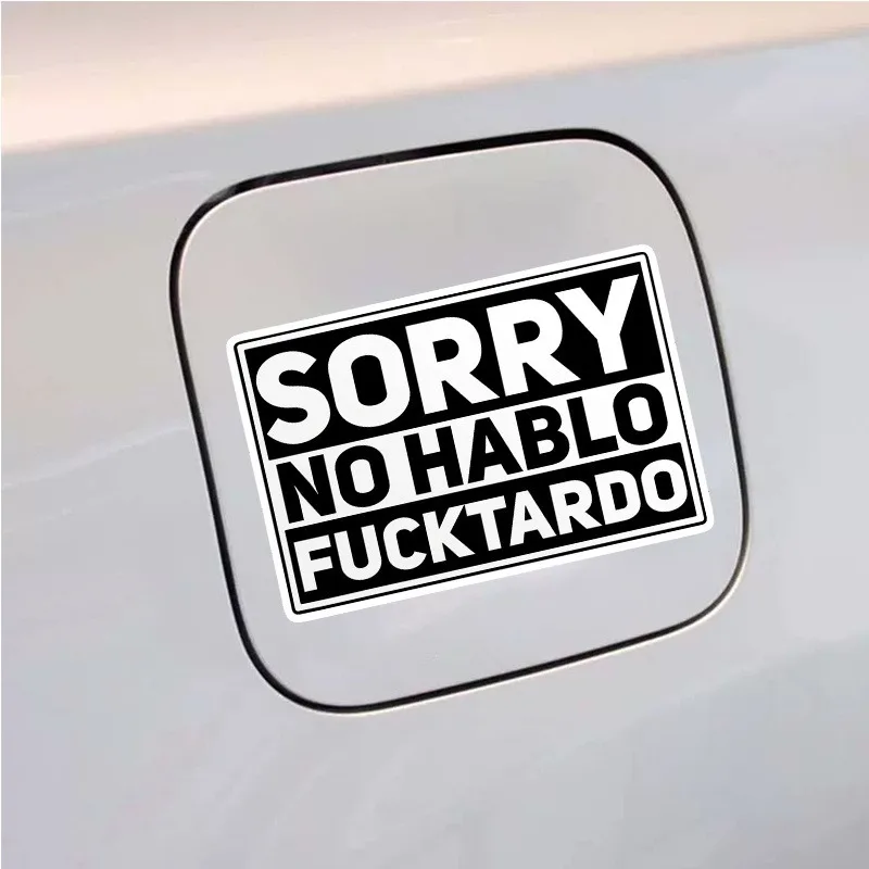 Извините, наклейки «No Hablo Fuctardo», забавные водонепроницаемые виниловые наклейки с надписями испанского нападения «саркастические вырезанные»
Извините, наклейки «No Hablo Fuctardo», забавные водонепроницаемые виниловые наклейки с надписями испанского нападения «саркастические вырезанные»