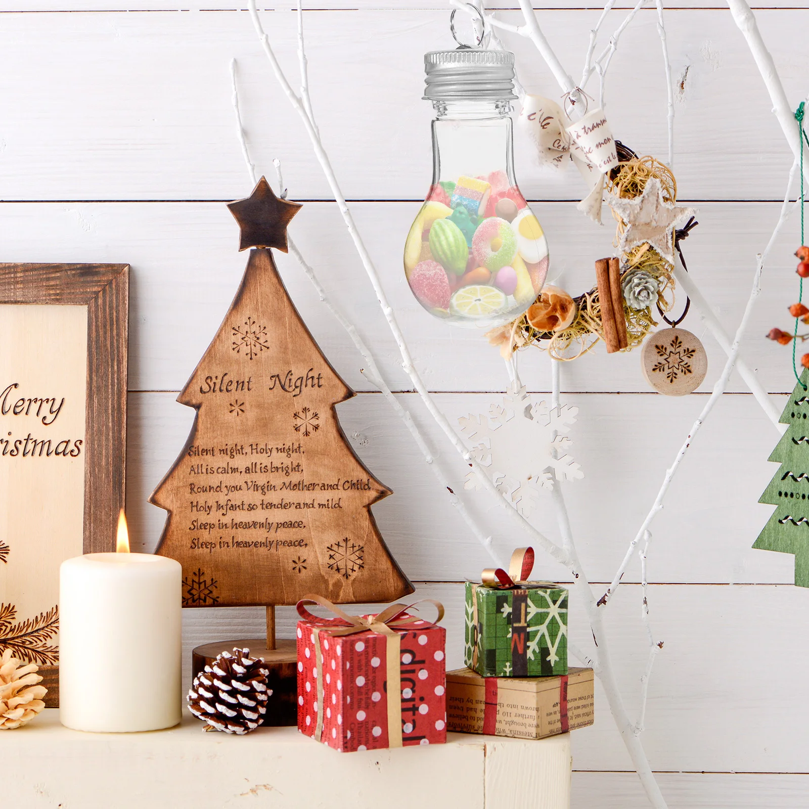 10pcs Candy Bottle Decor Fillable Christmas Ornaments Portable Beverage Bottles For Party Favor Storage Reusable Juice
10pcs Candy Bottle Decor Fillable Christmas Ornaments Portable Beverage Bottles For Party Favor Storage Reusable Juice