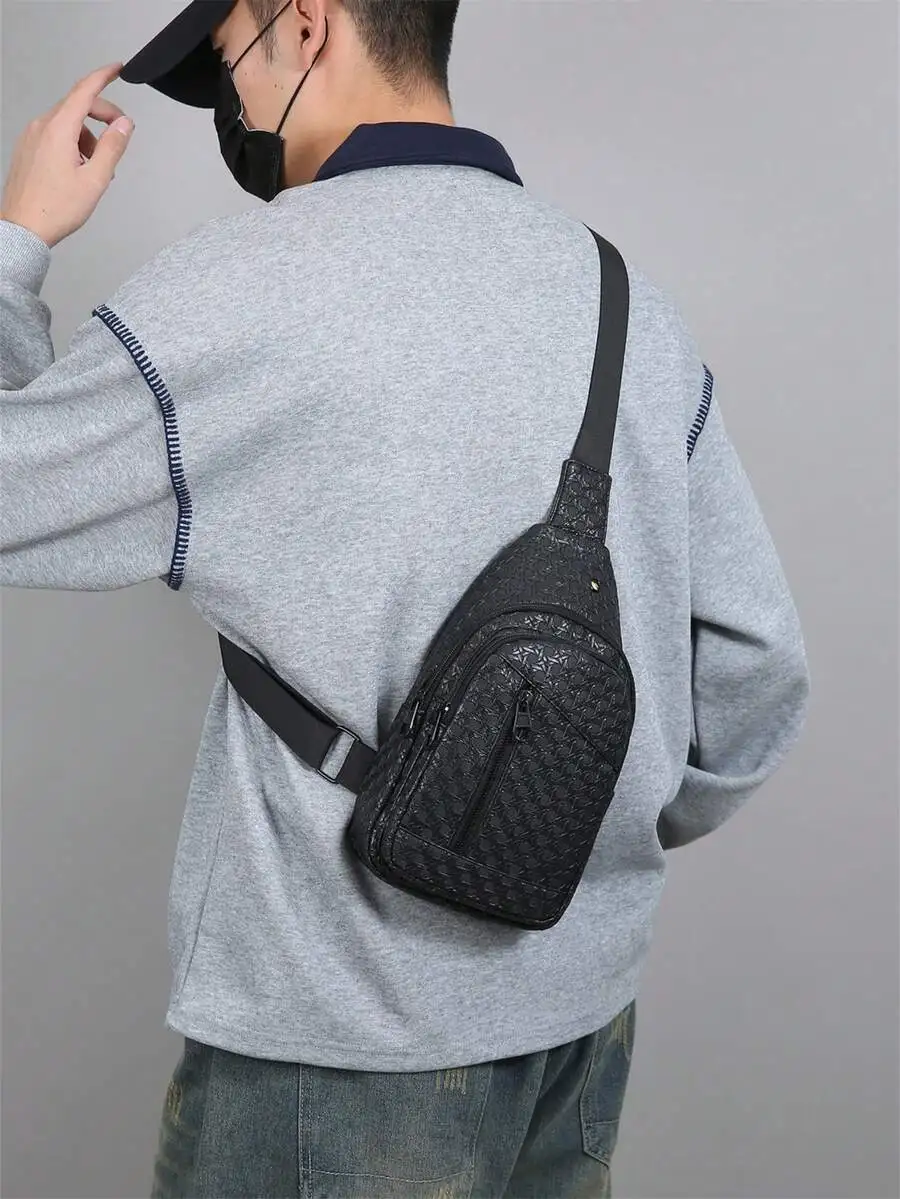 Mens PU Sling Chest Bag Casual Fashion Streetwear Outdoor Camping
Mens PU Sling Chest Bag Casual Fashion Streetwear Outdoor Camping