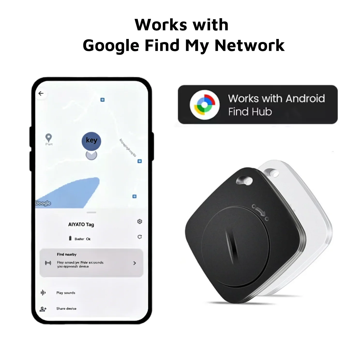 Android Smart Tag Global GPS Locator, Smart Item Finder,80dB Loud Buzzer Anti-Lost Tag for Pets Luggage & Daily Belongings
Android Smart Tag Global GPS Locator, Smart Item Finder,80dB Loud Buzzer Anti-Lost Tag for Pets Luggage & Daily Belongings