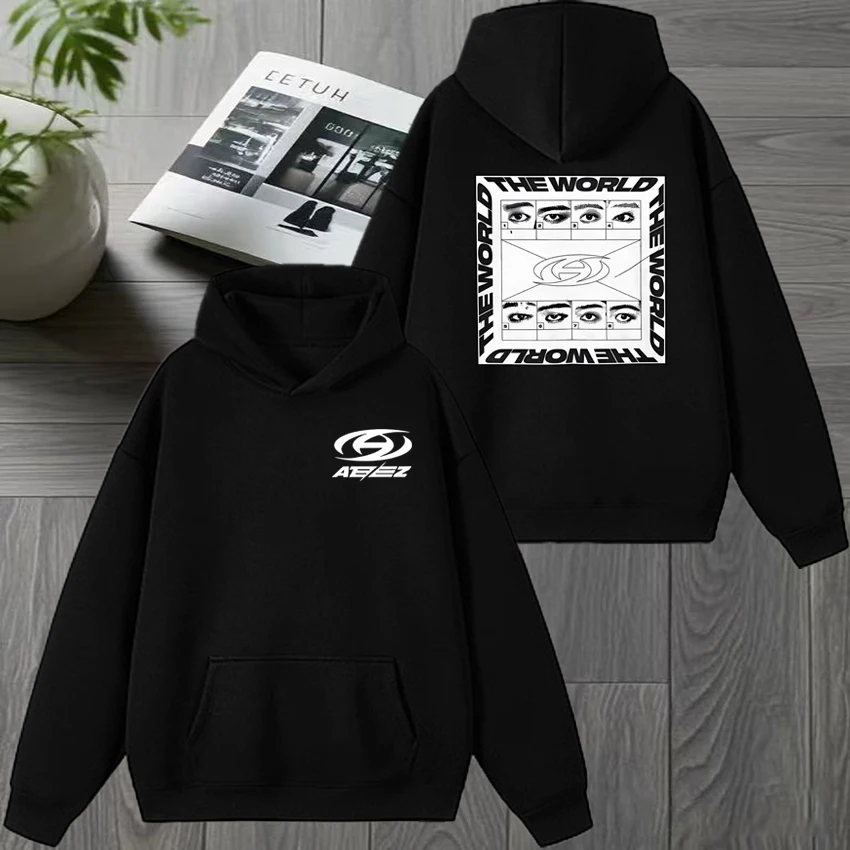 Hot Sale Korea Ateez Tour 2026 Double Sided printed Hoodie Men women Fleece Casual pullovers Unisex fashion Winter Sweatshirt
Hot Sale Korea Ateez Tour 2026 Double Sided printed Hoodie Men women Fleece Casual pullovers Unisex fashion Winter Sweatshirt