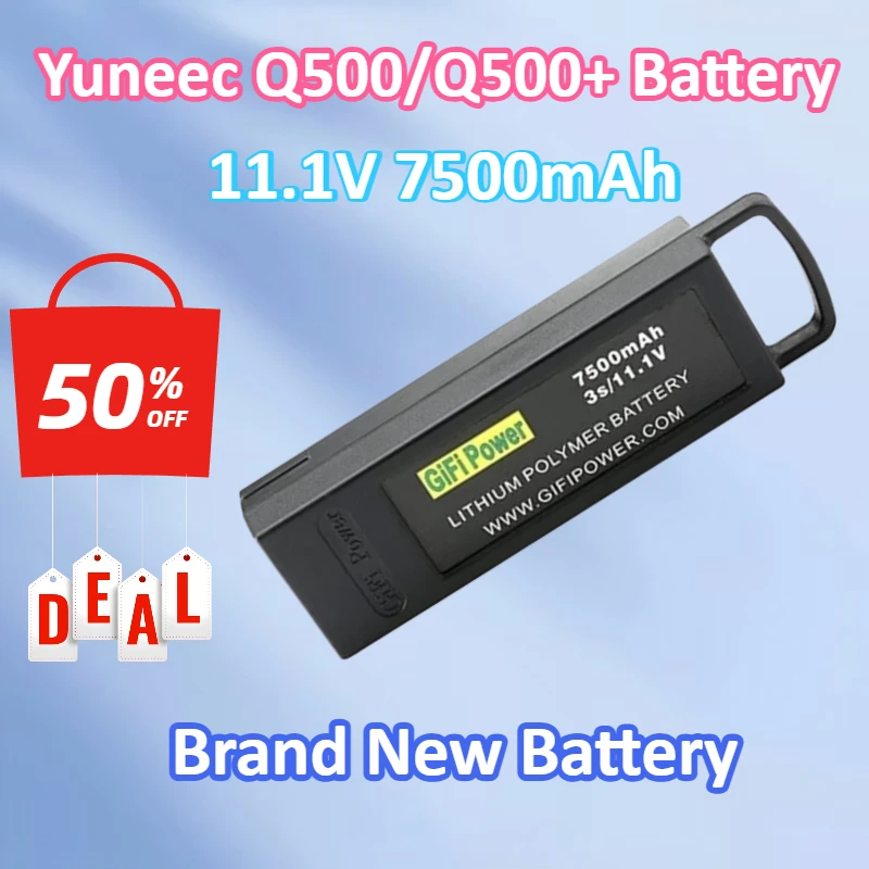 Brand New 11.1V 7500mAh GiFi 3S Upgrade Flight Lipo Battery for Yuneec Q500/Q500+/Q500 4K/Q500+ PRO 4K RC Drone
Brand New 11.1V 7500mAh GiFi 3S Upgrade Flight Lipo Battery for Yuneec Q500/Q500+/Q500 4K/Q500+ PRO 4K RC Drone