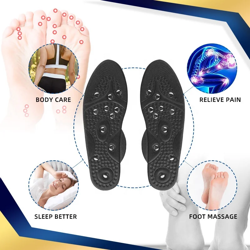 Magnet insole finger pressure magnetic massage foot therapy reflex therapy pain relief insole washable and cut
Magnet insole finger pressure magnetic massage foot therapy reflex therapy pain relief insole washable and cut