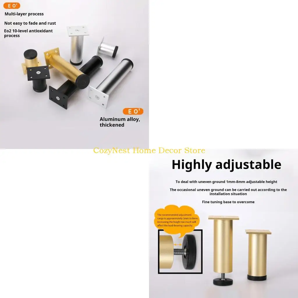 92MF 6pcs Adjustable Bed Risers With Antislip Base Load-Bearing Replacement Leg
92MF 6pcs Adjustable Bed Risers With Antislip Base Load-Bearing Replacement Leg