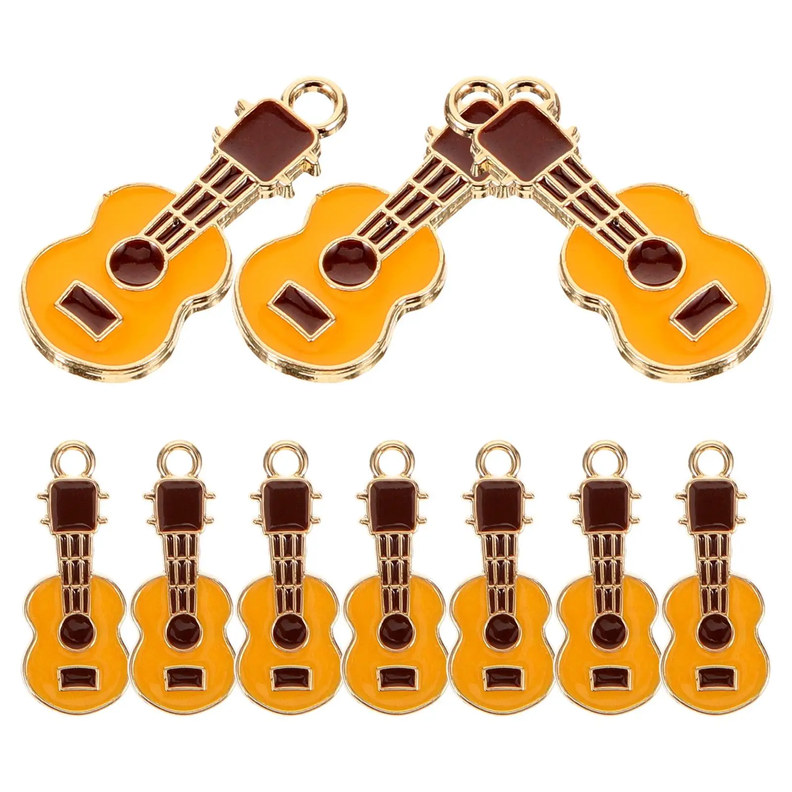 10 Pcs Guitar Accessories Jewelry Music Charms Metal Decor Keychain Pendant DIY Earrings Bracelet Necklace Instrument Shaped
10 Pcs Guitar Accessories Jewelry Music Charms Metal Decor Keychain Pendant DIY Earrings Bracelet Necklace Instrument Shaped