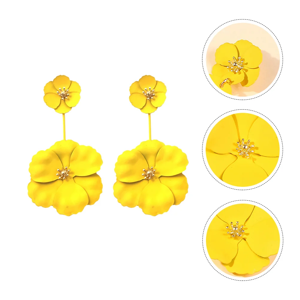 Flower Earrings Lovely Fashionable Girl Temperament Shaped Ear- Jewelry Gift Alloy Banquet
Flower Earrings Lovely Fashionable Girl Temperament Shaped Ear- Jewelry Gift Alloy Banquet
