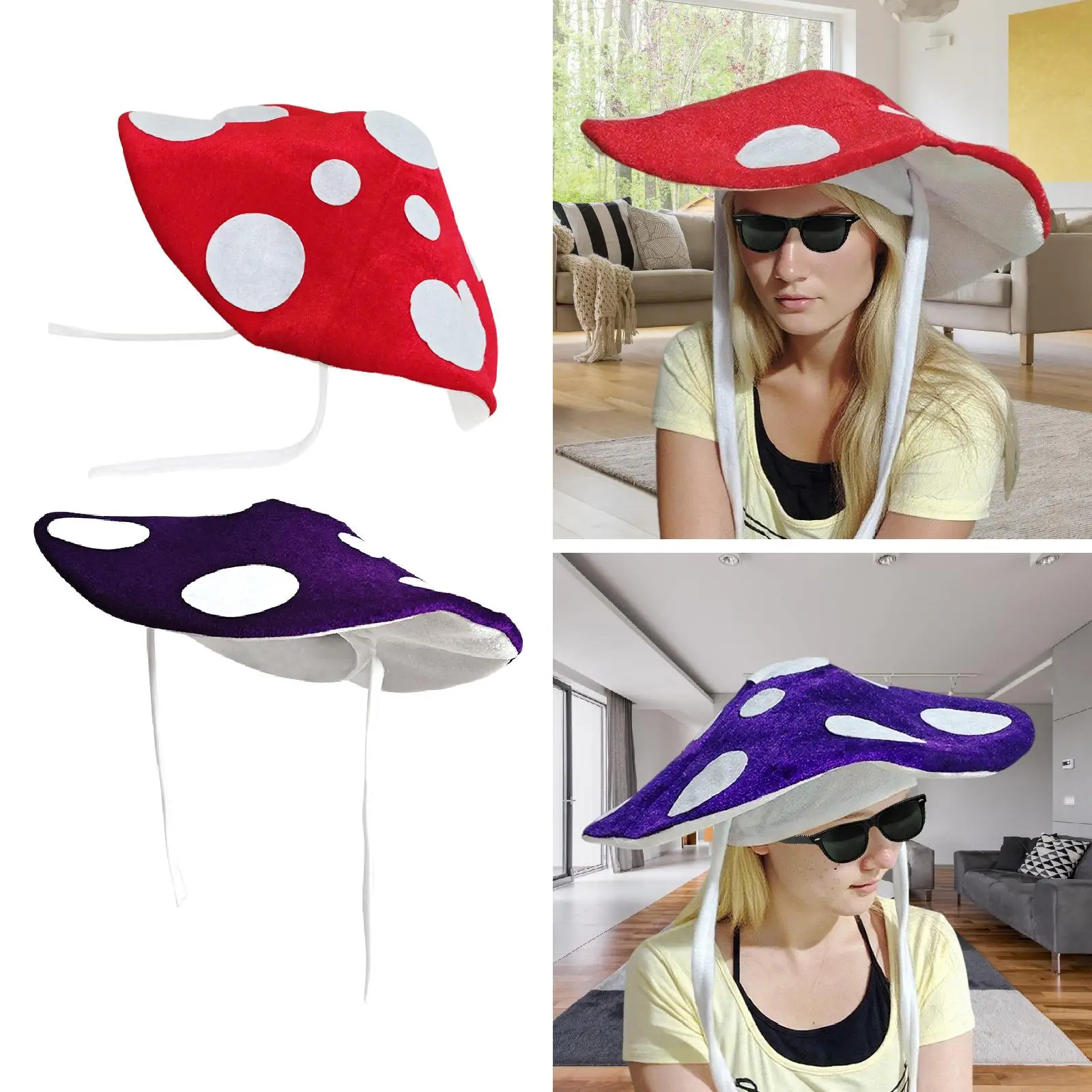 Mushroom Hat Prop Halloween Costume Cosplay Accessory for Holiday Cosplay Party
Mushroom Hat Prop Halloween Costume Cosplay Accessory for Holiday Cosplay Party