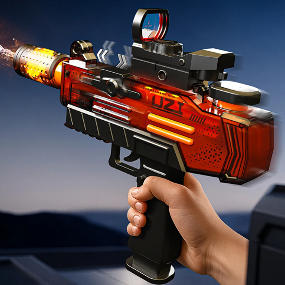 2026 UZI Water Gun Toy Swimming Pool Play Water Adult Shots Games Toy Outdoor Games High Pressure Water Gun Summer Toys for Kid
2026 UZI Water Gun Toy Swimming Pool Play Water Adult Shots Games Toy Outdoor Games High Pressure Water Gun Summer Toys for Kid