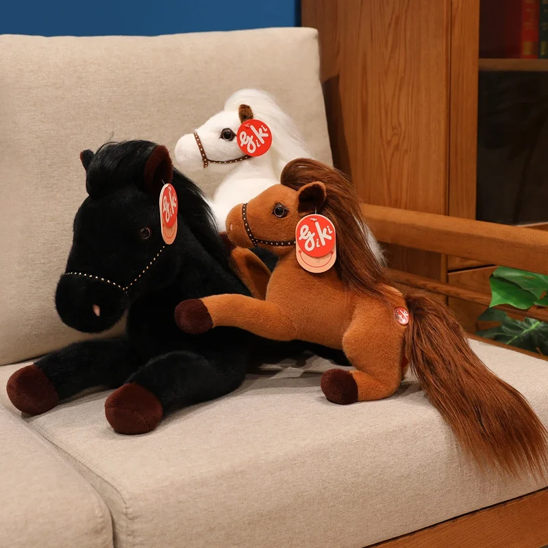 High Quality 30/40/50CM Realistic Pony Plush Toys Stuffed Animal Lying Horse Plush Dolls Room Decor Funny Birthday Kids Gift
High Quality 30/40/50CM Realistic Pony Plush Toys Stuffed Animal Lying Horse Plush Dolls Room Decor Funny Birthday Kids Gift