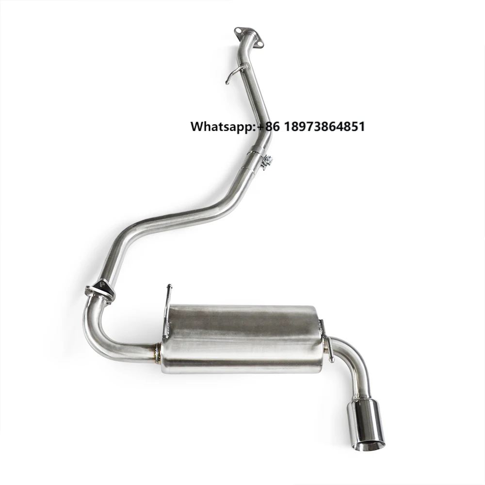 Cat-Back Exhaust System for Suzuki Jimny 1.3 1.8 2005-2016 Stainless Steel Performance Exhaust Pipe Middle Pipe and Latter Part
Cat-Back Exhaust System for Suzuki Jimny 1.3 1.8 2005-2016 Stainless Steel Performance Exhaust Pipe Middle Pipe and Latter Part