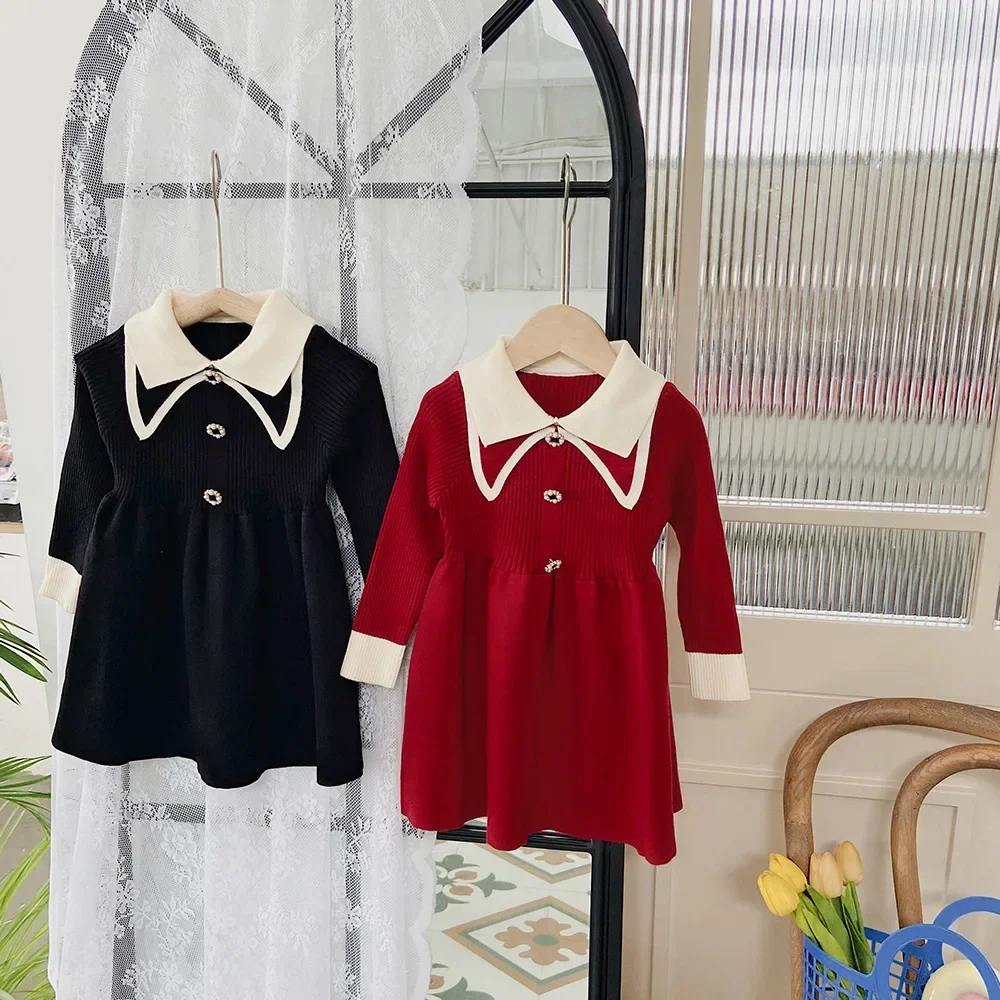 Children Baby Girls Knitted Sweater Dress Winter Autumn 2023 Casual Clothing Baby Boy Girl Clothes Toddler Pullover Baby Dress
Children Baby Girls Knitted Sweater Dress Winter Autumn 2023 Casual Clothing Baby Boy Girl Clothes Toddler Pullover Baby Dress