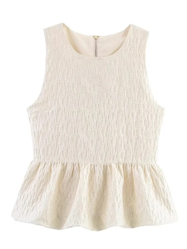 New 2026 Women's Fashion round Neck Sleeveless Top High Elasticity Long Pants Button Style Chic Spring Summer Seasonal Wear
New 2026 Women's Fashion round Neck Sleeveless Top High Elasticity Long Pants Button Style Chic Spring Summer Seasonal Wear