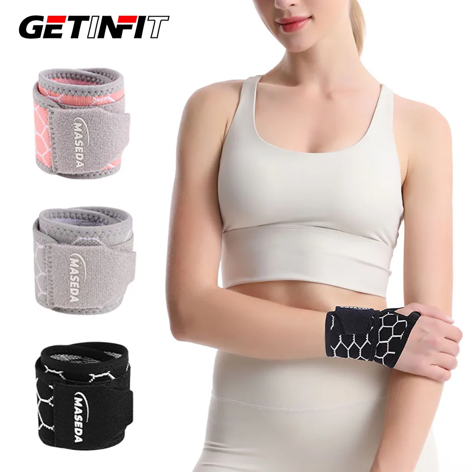 GETINFIT 1Pcs Wrist Support Breathable Stabilize The Joints Prevent Sprains Double-Layer Pressurization Tennis Badminton Unisex
GETINFIT 1Pcs Wrist Support Breathable Stabilize The Joints Prevent Sprains Double-Layer Pressurization Tennis Badminton Unisex