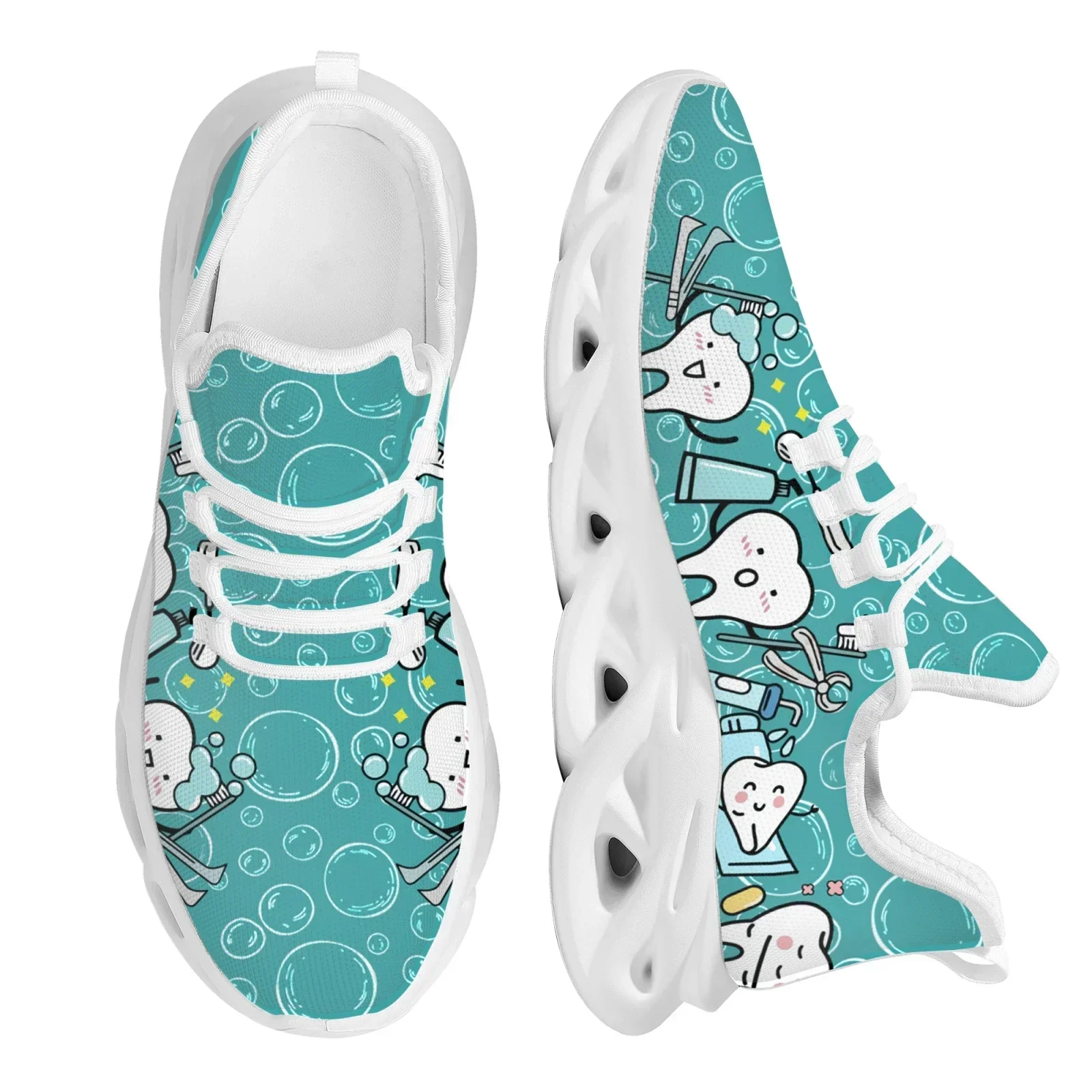 Casual Womens Dental Shoes Funny Teeth Dentist Design Flats Lace up Sneakers Spring Breathable Beach Walking Shoe
Casual Womens Dental Shoes Funny Teeth Dentist Design Flats Lace up Sneakers Spring Breathable Beach Walking Shoe