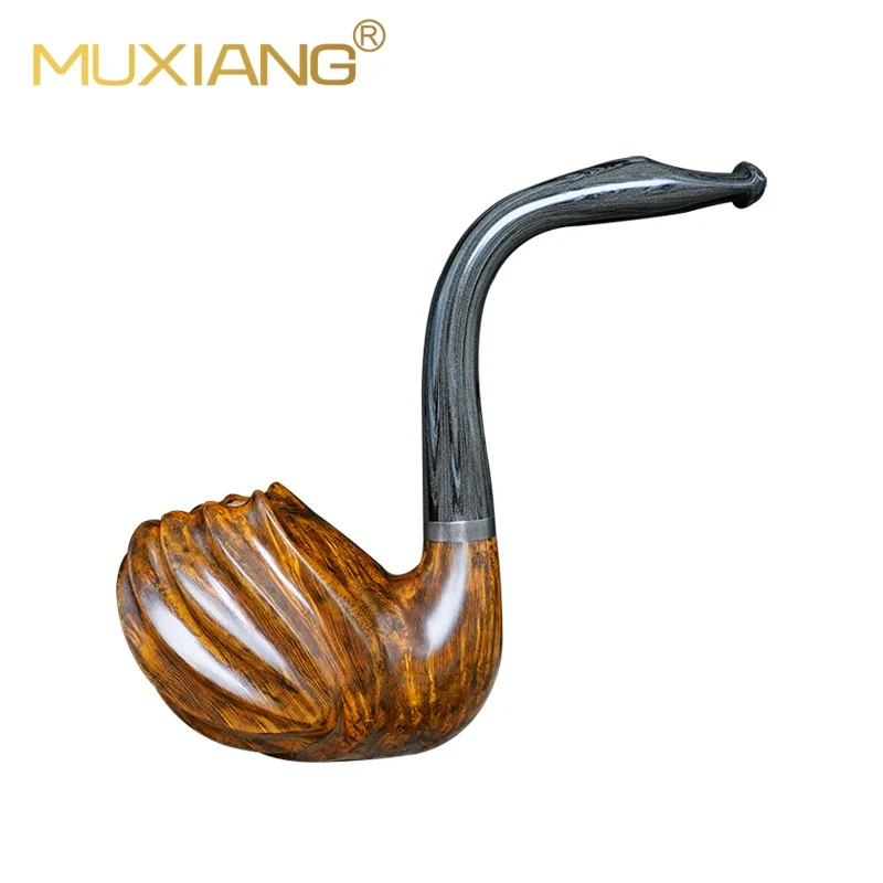 MUXIANG Briar wood pipe Pre-order items Freeform Swan Pipe
MUXIANG Briar wood pipe Pre-order items Freeform Swan Pipe