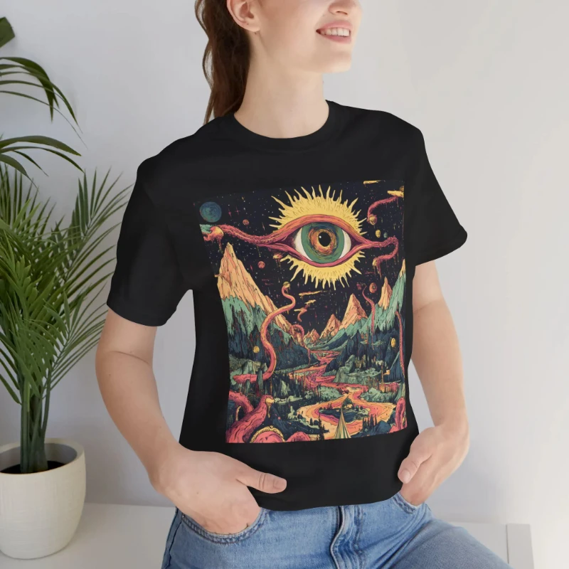 Футболка Watcher of Realms _ Psychedelic Apparel _ Сюрреалистический космический пейзаж глаз, Trippy Tentacle Sky _ Холщовая рубашка Bella
Футболка Watcher of Realms _ Psychedelic Apparel _ Сюрреалистический космический пейзаж глаз, Trippy Tentacle Sky _ Холщовая рубашка Bella