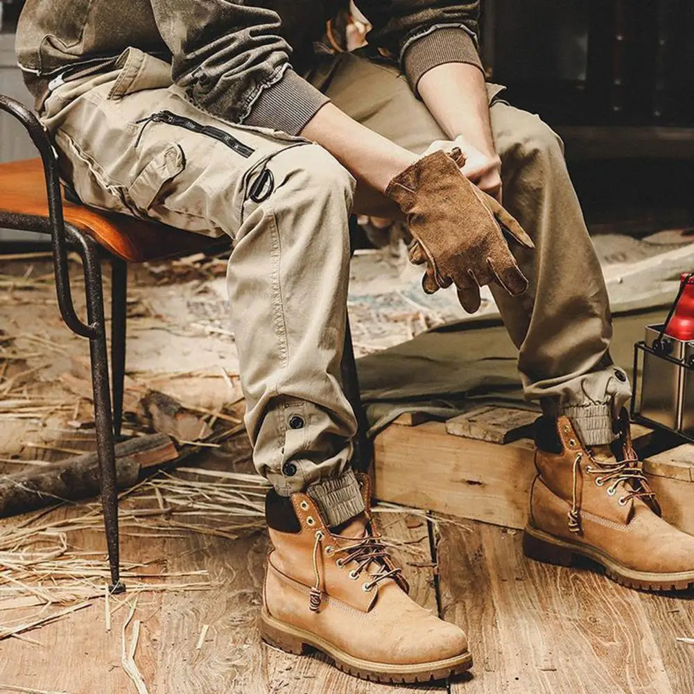 Men Cargo Pants Stylish Men's Cargo Pants with Elastic Waistband Drawstring Closure Multiple Pockets Hip Hop for Long-lasting
Men Cargo Pants Stylish Men's Cargo Pants with Elastic Waistband Drawstring Closure Multiple Pockets Hip Hop for Long-lasting