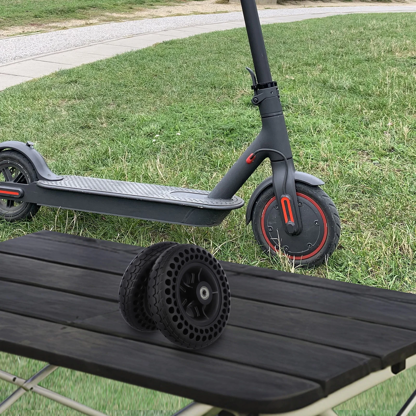 Non-slip Wheel 7 Inch Solid Wheel Heavy Load Support Sturdy Construction Traction Tread Pattern Wear-resistant Design 
Non-slip Wheel 7 Inch Solid Wheel Heavy Load Support Sturdy Construction Traction Tread Pattern Wear-resistant Design