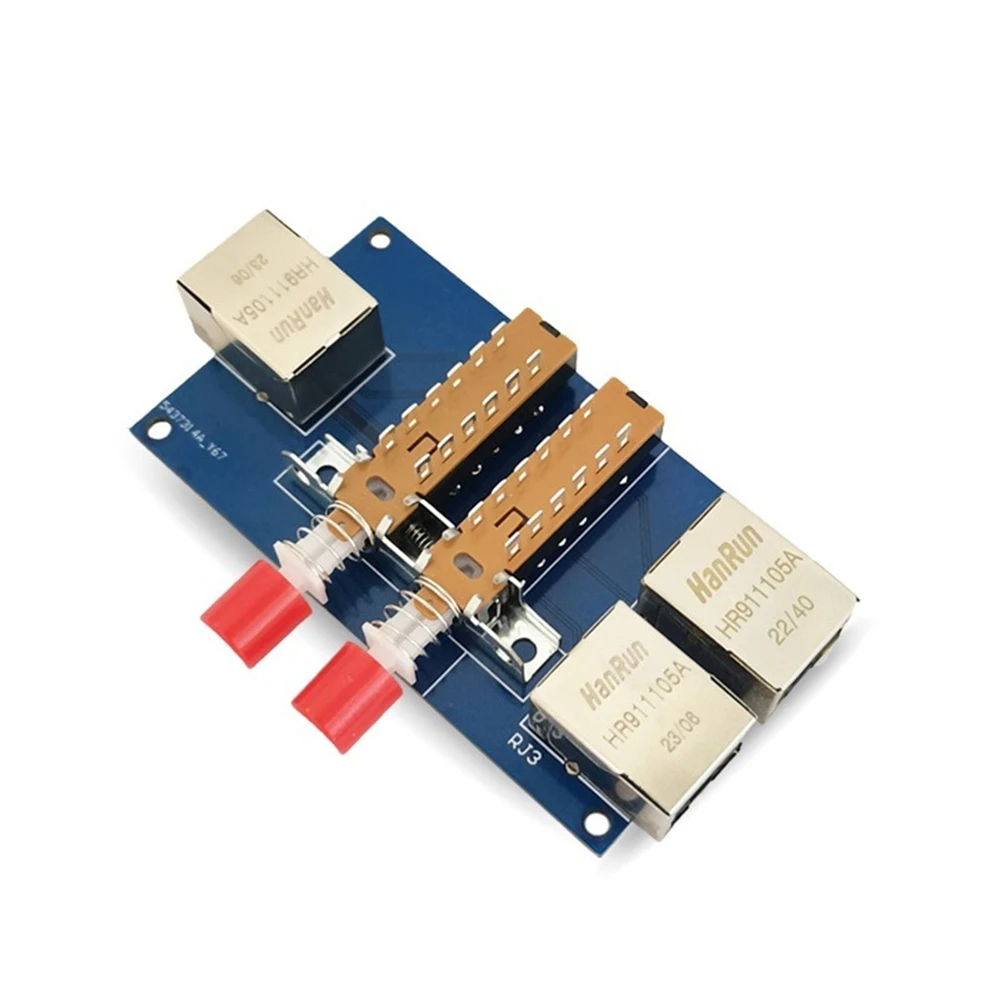 Network Port Switcher 2-port RJ45 Internal/External Network Switcher Network Cable Broadband 2 in 1 out Network Port Splitter
Network Port Switcher 2-port RJ45 Internal/External Network Switcher Network Cable Broadband 2 in 1 out Network Port Splitter