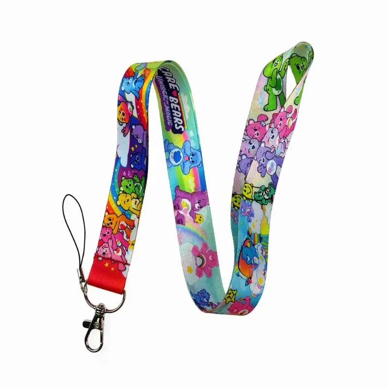 New Hot Selling Cute Care Bears Rainbow Bear Hanging Rope Keychain Long Mobile ID Rope Fashion Gifts
New Hot Selling Cute Care Bears Rainbow Bear Hanging Rope Keychain Long Mobile ID Rope Fashion Gifts