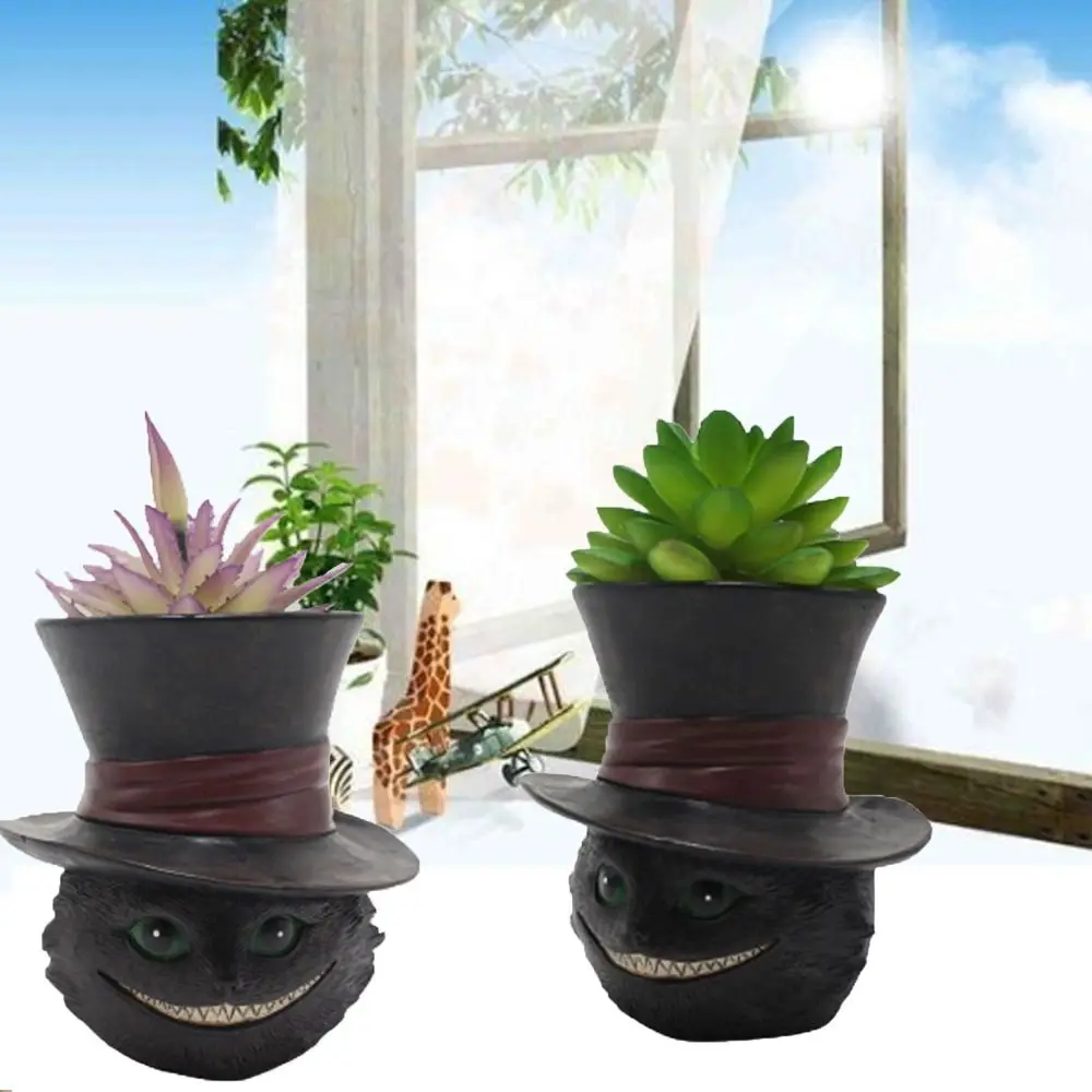 Gothic Halloween Magic Cat Flower Pot Realistic Elegance Succulent Planter Pot Resin Crafts Plants Desk Display Pots Living Room
Gothic Halloween Magic Cat Flower Pot Realistic Elegance Succulent Planter Pot Resin Crafts Plants Desk Display Pots Living Room