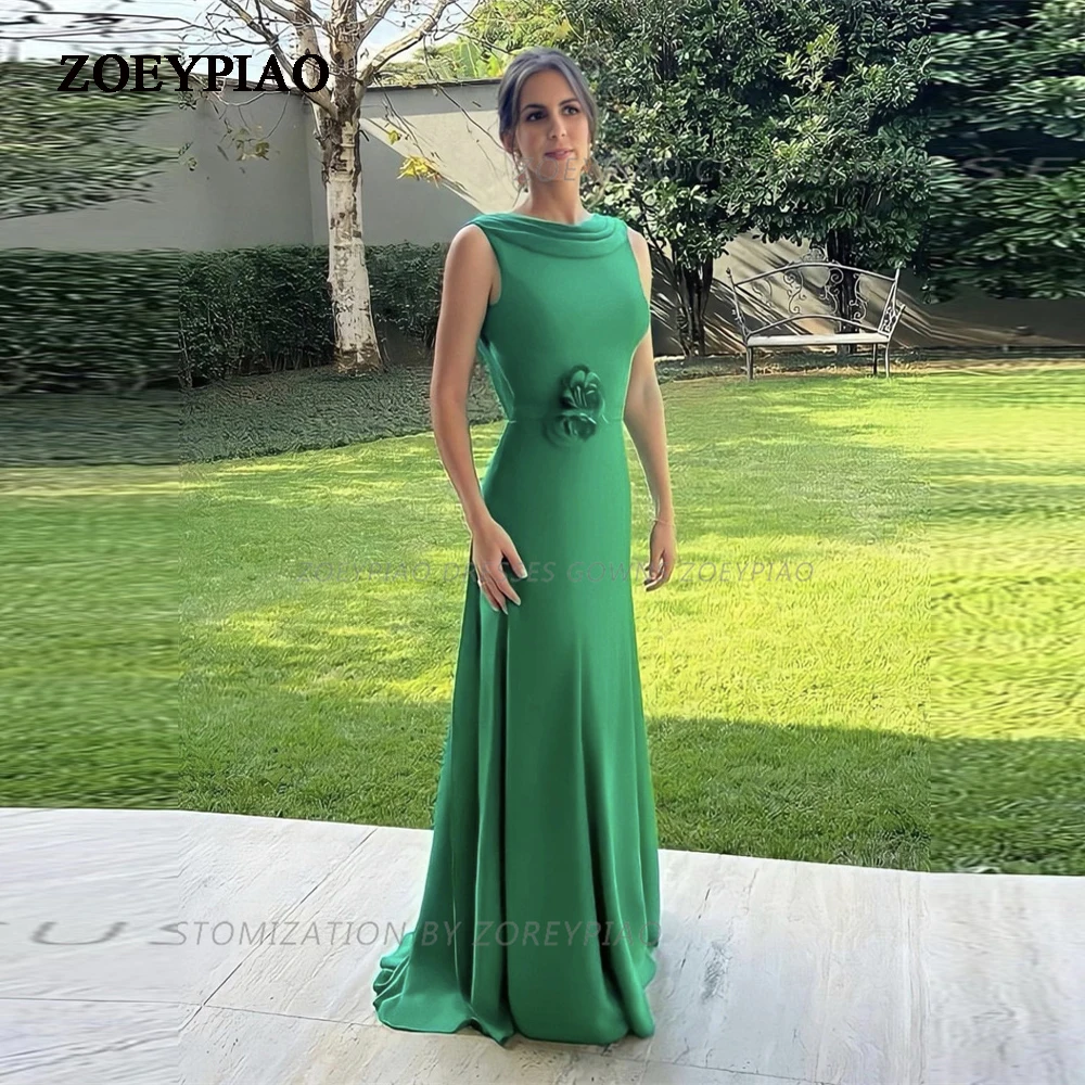 Royal Green Satin A Line Evening Dresses Backless Prom Gowns Long Sleeveless Custom Formal Party Occasion Dress Robe De Soiré
Royal Green Satin A Line Evening Dresses Backless Prom Gowns Long Sleeveless Custom Formal Party Occasion Dress Robe De Soiré