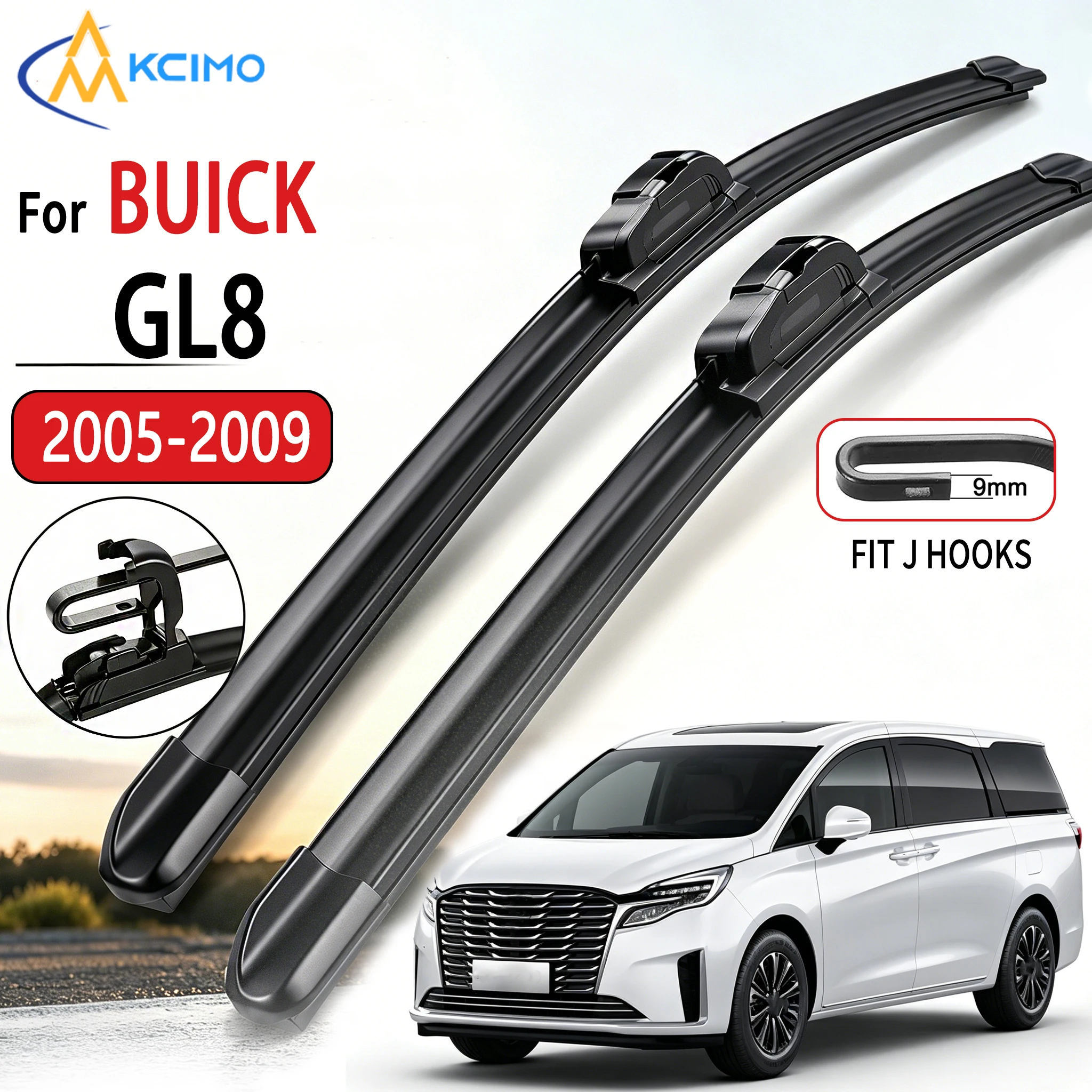 For Buick GL8 2005-2009 Car Wiper U-type Soft Rubber Boneless Wiper HD Quiet Durable Smooth Stable Automotive Wiper 24"+24"
For Buick GL8 2005-2009 Car Wiper U-type Soft Rubber Boneless Wiper HD Quiet Durable Smooth Stable Automotive Wiper 24"+24"