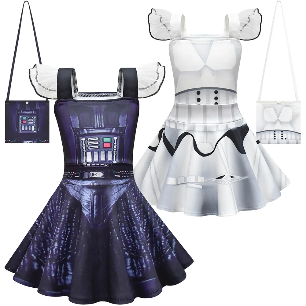 Movie Space Battle Cosplay Black Knights White Trooper Dress Cloth Party Roleplay Costume Girl Outfit Halloween Carnival Suits
Movie Space Battle Cosplay Black Knights White Trooper Dress Cloth Party Roleplay Costume Girl Outfit Halloween Carnival Suits
