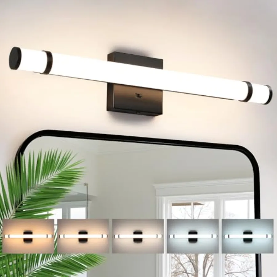 Bathroom Vanity Light Fixture 14W Dimmable 5CCT LED Vanity Lights for Bathroom Lighting Fixtures Over Mirror Bath Wall Sconce B
Bathroom Vanity Light Fixture 14W Dimmable 5CCT LED Vanity Lights for Bathroom Lighting Fixtures Over Mirror Bath Wall Sconce B