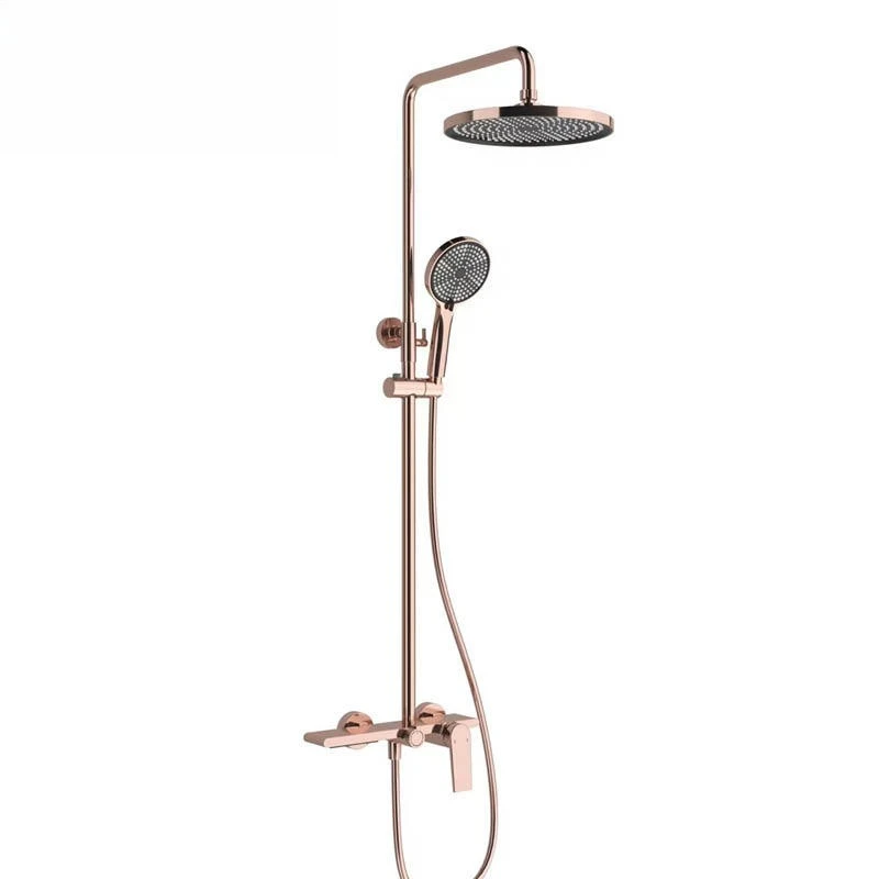 Hotel engineering shower shower, rose gold shower shower set, storage desk shower, waterfall outlet
Hotel engineering shower shower, rose gold shower shower set, storage desk shower, waterfall outlet