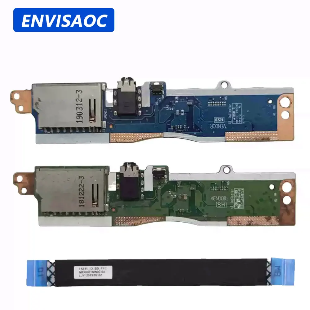 For Lenovo V14 V15 IIL IWL ARE IKB Laptop Card Reader Audio Headphone Jack Port Switch Power Button Board Cable NS-C121 NS-C171
For Lenovo V14 V15 IIL IWL ARE IKB Laptop Card Reader Audio Headphone Jack Port Switch Power Button Board Cable NS-C121 NS-C171