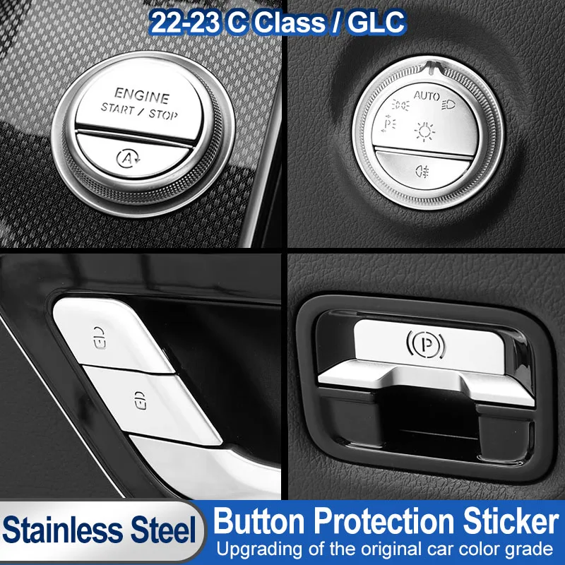 Engine Start Stop Headlight Switch Button Trim Cover for Mercedes Benz C Class W206 C200 C220 C260 C300 2022 Car Accessories
Engine Start Stop Headlight Switch Button Trim Cover for Mercedes Benz C Class W206 C200 C220 C260 C300 2022 Car Accessories