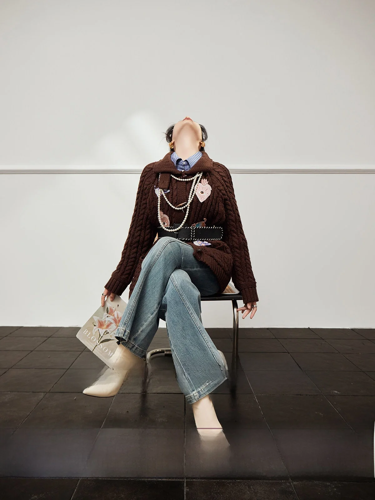 Women's Loose Knitted Sweater Coat Fall Winter New Sle Lazy Faion Retro Design Velour Comfortable Warm Long Sve round ...
Women's Loose Knitted Sweater Coat Fall Winter New Sle Lazy Faion Retro Design Velour Comfortable Warm Long Sve round ...